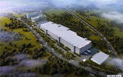 重庆翰博显示科技背光模组及研发中心项目效果图。